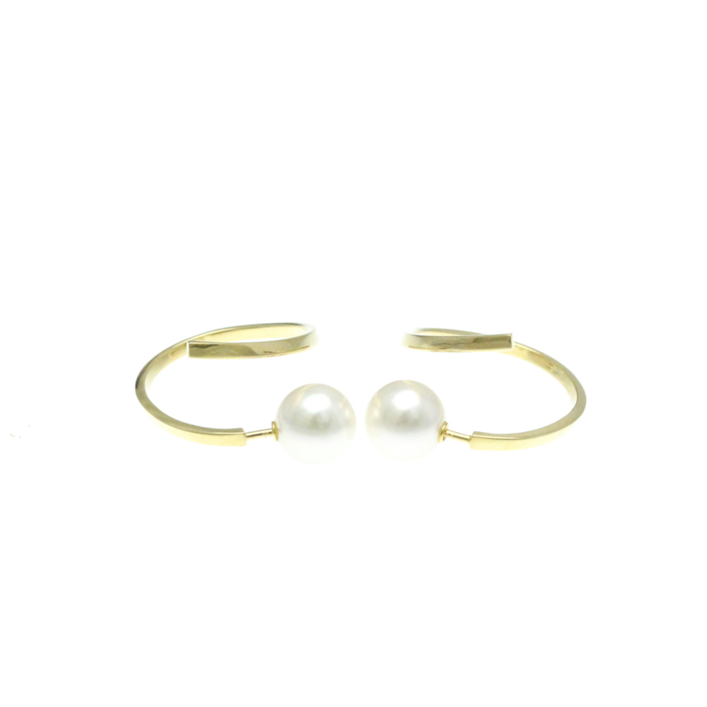 Tasaki Pearl Earrings Pearl Yellow Gold (18K) Stud Earrings Gold - Picture 2 of 10